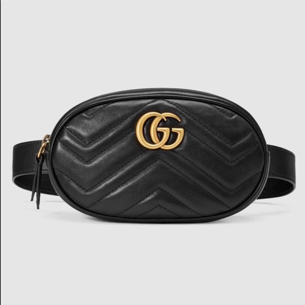 Gucci Marmont Belt Matelasse’-Size 85 - Fanny Pack
